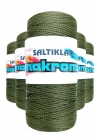 5 Adet Polyester Makrome İpi 2860 Haki Yeşil 100 gr