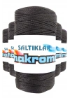 5 Adet Polyester Makrome İpi SYH Siyah 100 gr