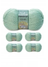 5 Adet Vizon Premium Akrilik El Örgü İpi Yünü Renk No:292 Çağla Yeşil