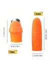 ®  5 Parça Pratik Parmak Koruyucu 1 Parça Baş Parmak Bıçaklı Eldiven Sebze Meyve Soyucu Kesme Ayıklayıcı Silikon Set