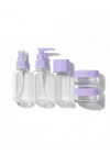 5 Parça Şeffaf Seyahat Kozmetik Seti 30 ml