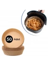 ® 50 Adet Air Fryer Pişirme Kağıdı Tek Kullanımlık Hava Fritöz Yağ Geçirmez Yapışmaz Tabak Model