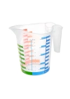 ®  500 ml Renkli Dereceli Sert Plastik Mutfak Ölçü Kabı