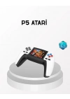 520 Klasik Oyunlu P5™ ControllerView Retro Konsol – Şarjlı,  Ergonomik Tasarım
