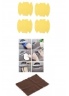 5li Set Araba Kapı Kolu Koruyucu Çizilme Önleyici Şeffaf Sticker Film Koruma Seti