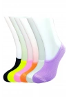 6 Adet Canlı Renk Kadın Spor Babet Çorap