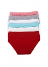 6 adet Kız Çocuk Dantelli Kız Bikini 408