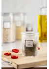 6lı Barok Yuvarlak Baharat Kavanoz Seti & Saklama Kabı & Erzak Kabı (6*250 ML)