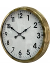 ® 60 Cm Gold Metal Dekoratif Duvar Saati