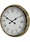 ® 60 cm Gold Metal Dekoratif Roma Rakamlı Duvar Saati