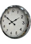 ® 60 cm Krom Metal Dekoratif Duvar Saati