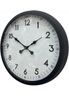® 60 cm Siyah Dekoratif Metal Duvar Saati