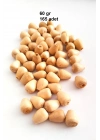 60 Gr (165 Adet) Ahşap Boncuk 12 mm boy x 10 mm en Doğal Ahşap Makrome El İşi Çanta