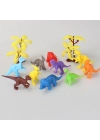 ® 683 Toy Play 12 Parça Renkli Mini Dinozor Figür Seti 4-6 cm