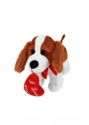 62876 Peluş 20 cm Kalpli Köpek