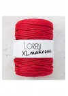 Loren XL Makrome Kırmızı El Örgü İpi - R048 - 33714