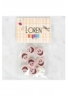Loren Crafts 8li Gülen Yüz Düğme - 1025