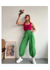 Şalvar pantolon yeşil s23202
