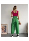 Şalvar pantolon yeşil s23202