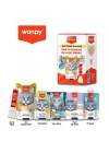 Wanpy Karışık Lezzetler Avantaj Paketi Sıvı Kedi Ödül Maması Karışık 5 Adet