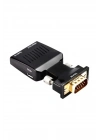 Powermaster Pm-4276 Vga To Hdmı Görüntü Ses Çevirici Audio Girişli Adaptör 1080Hd 5V1A Mini Usb Güç