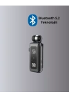 ® Dijital Ekranlı ve Hızlı Şarjlı Bluetooth 5.2 Makaralı Kulaklık