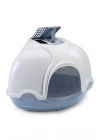 İmac Ginger Kapalı Kedi Tuvaleti Beyaz/Mavi 52X52X44.5 Cm
