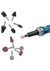 6mm 10lu Taşlama Seti Gravür Dremel Taşlama Zımpara Ucu Seti