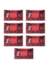 7 Paket Red Rose Islak Havlu Mendil 90 Adet Kapaklı Gül Kokulu
