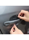 8 Adet Araba Kapı Kolu Koruyucu Çizilme Önleyici Şeffaf Sticker Film Koruma Seti