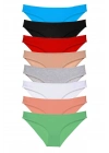 8 adet Süper Eko Set Likralı Kadın Slip Külot Set 1