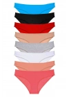 8 adet Süper Eko Set Likralı Kadın Slip Külot Set 2
