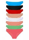 8 adet Süper Eko Set Likralı Kadın Slip Külot Set 5