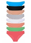 8 adet Süper Eko Set Likralı Kadın Slip Külot Set 7