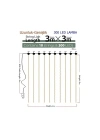 8 Fonksiyonlu Uzaktan Kumandalı Peri Perde Led - 3x3 Metre Günışığı