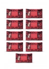9 Paket Red Rose Islak Havlu Mendil 90 Adet Kapaklı Gül Kokulu