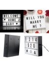 A4 Boyutunda Led Işıklı Yazı Panosu Lightbox