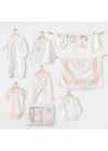 AC25551 Newborn Set Pınk Baloons 10Lu Hastane Çıkışı Ekru