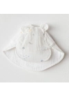AC25618 Ocean İs My Happy Place Müslin Şapka White