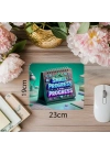 Adım Adım Başarı Temalı Mousepad - 19x23 cm 2 mm Dikdörtgen İthal Baskılı Mouse Pad