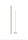 Ahşap 100 cm Hamur Açma Şekillendirme Oklavası Royaleks-56041