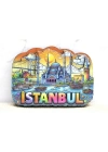 Ahşap İstanbul Temalı Magnet - Model 8