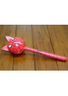 Ahşap Kedili Spiderman Marakas Tekli Polos:24