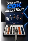 Akıllı Saat 7 Kordonlu Yeni Nesil Arama Cevaplayan Çok Fonksiyonlu