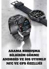 Akıllı Saat Arama Cevaplayan Titreşim Özelliğiyle Bildirim Görebilen