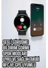 Akıllı Saat Çok Fonksiyonlu Sesli Görüşme NFC Uyumlu Amoled Ekran