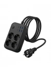 Akım Korumalı Çoklu Priz 4 USB 2 Type C 4 Priz Güvenli ve Hızlı Şarj