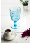 Akrilik Aquamarin Tekli Kadeh & Su Meşrubat Kahve Yanı Bardağı 450 ml ( Cam Değildir )