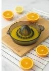 Akrilik Füme Narenciye Limon & Portakal Sıkacağı Pratik Portakal Sıkacağı