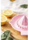 Akrilik Koyu Pembe Limon Sıkacağı Pratik Limon Sıkacağı